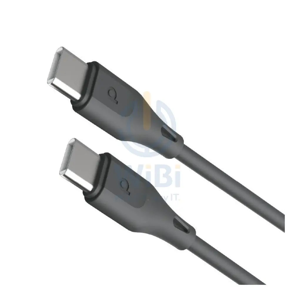 Porodo new PVC Type-C to Type-C Cable (60W 2M) - Black Accessories > Cables & Converters > Cables