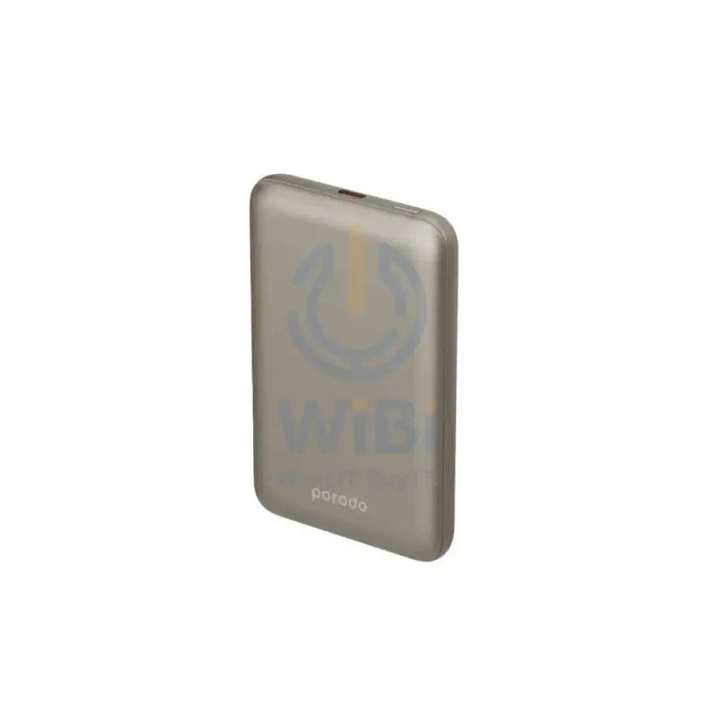 Porodo PD Aluminum Powerbank - 10000mAh / 20W / USB-A / Type-C - Titanium Accessories > Power Bank