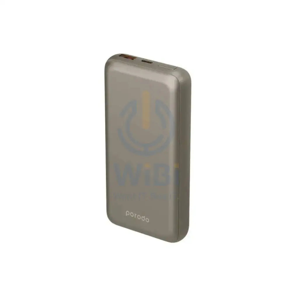 Porodo PD Metallic Powerbank - 20000mAh / 20W / USB-A / Type-C - Titanium Accessories > Power Bank