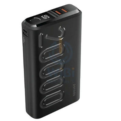 Porodo PD Power Bank 20000mAh 20W Power Delivery Quick Charge 3.0 Touch Sensor Power Button - Black Accessories > Power