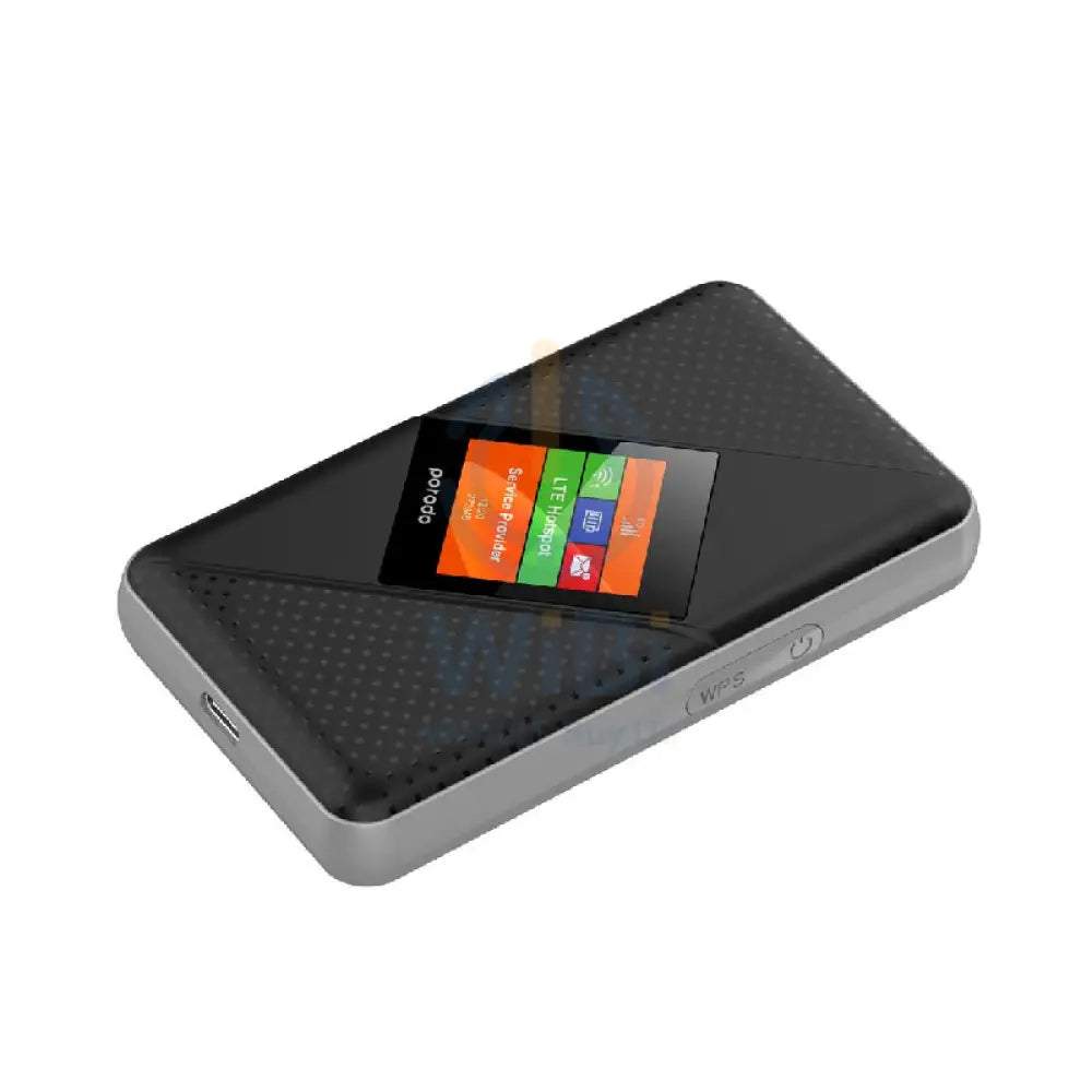 Porodo portable WiFi Router - 3G / 4G / 3000mAh / Black Networking Products > Routers