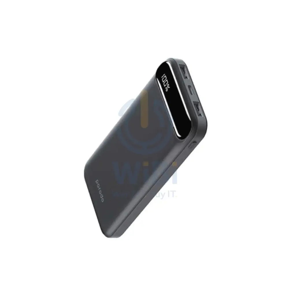 Porodo Power Bank - Digital Display / 10000mAh / Black Accessories > Power Bank > Offer Zone