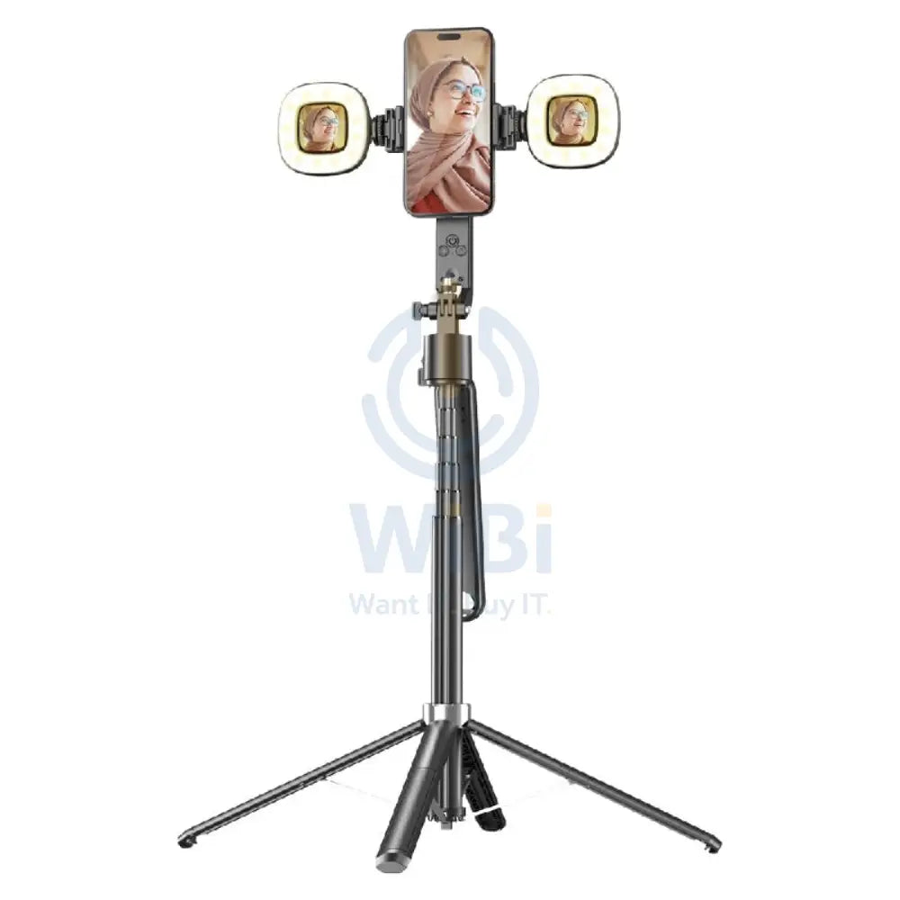 Porodo Selfie Stick Pro X with 360º AI Tracking - 300mAh / Black Accessories > Mobiles & Tablets > Mobiles > Grips