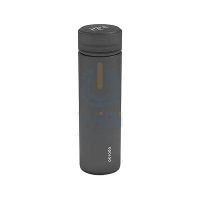 Porodo Smart Water Bottle Cup - 500 ml / Temperature Indicator / Black