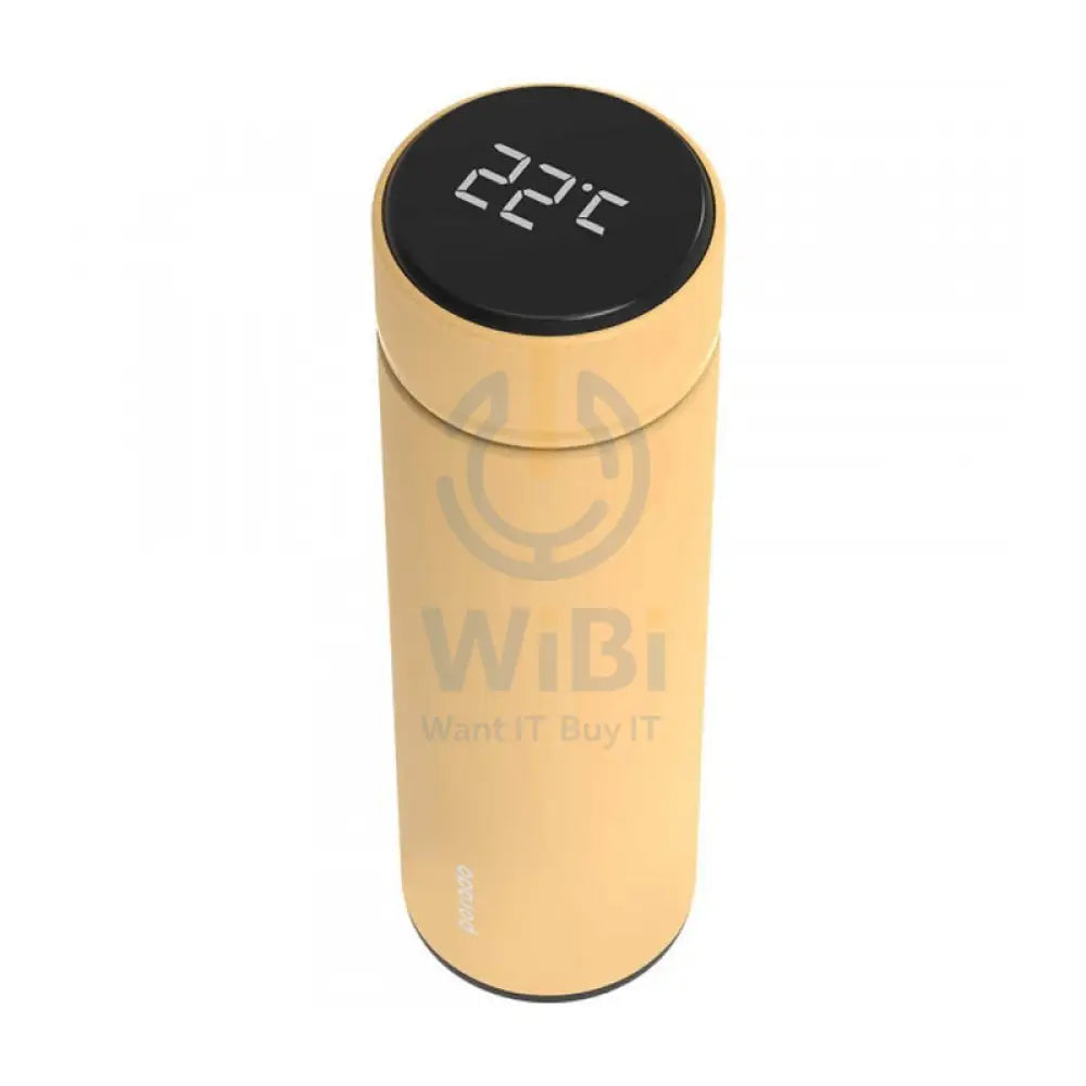 Porodo Smart Water Bottle Cup - 500 ml / Temperature Indicator / Cream Accessories > Smart Devices