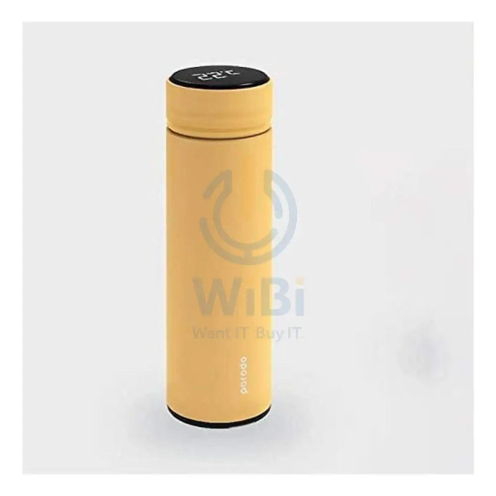 Porodo Smart Water Bottle Cup - 500 ml / Temperature Indicator / Cream Accessories > Smart Devices