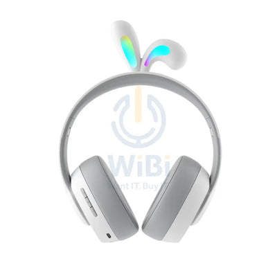 Porodo Soundtec Kids ENC Headphone Rabbit Ear - Grey Accessories > Audio > Headphones