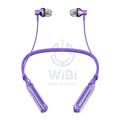 Porodo Soundtec SV Pro Neckband Earphone ENC - Purple Accessories > Audio > Headphones