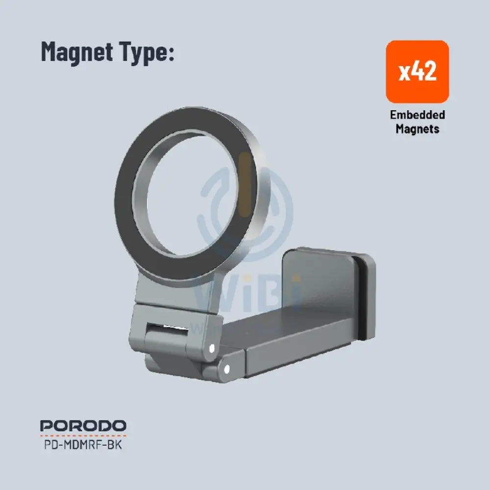 Porodo Special Purpose MagSafe Phone Mount - Black Accessories > Mobiles & Tablets > Mobiles > Mobile Holder / Stands