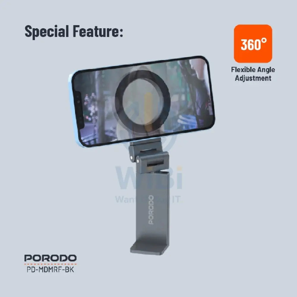 Porodo Special Purpose MagSafe Phone Mount - Black Accessories > Mobiles & Tablets > Mobiles > Mobile Holder / Stands