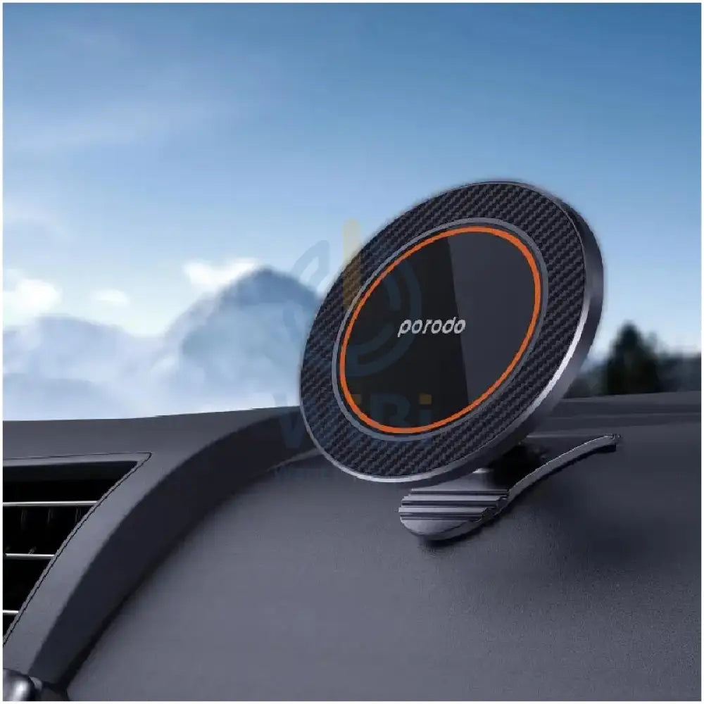 Porodo Stick-On MagSafe All-Purpose Smooth Swivel Phone Mount - Black Accessories > Mobiles & Tablets > Mobiles >