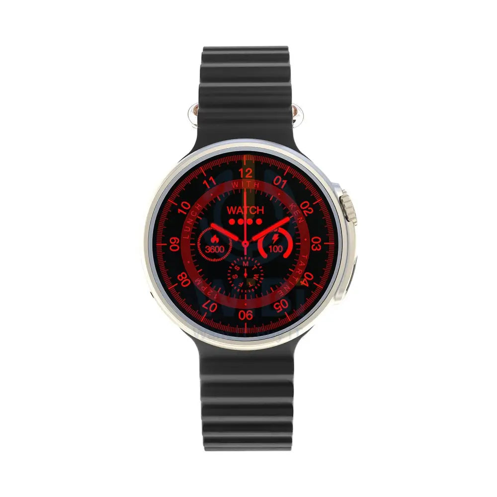 Porodo Ultra Evo Smart Watch 1.51’’ Wide Touch Screen - Black Strap Smart Watches