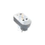 Porodo Universal AC Socket EU Plug Adapter - USB-A / USB-C / White Accessories > Power Adapters