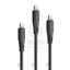 Porodo USB Cable Lightning Connector Combo Durable Fast Charge and Data Cable (0.6m + 1.2m + 1.8m) - Black Accessories