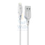 Porodo USB Cable Lightning Connector Durable Fast Charge and Data Cable (3m/10ft) - White Accessories > Cables &