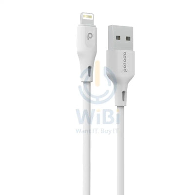 Porodo USB Cable Lightning Connector Durable Fast Charge and Data Cable (3m/10ft) - White Accessories > Cables &