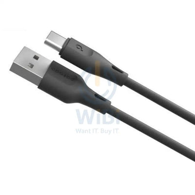 Porodo USB Cable Type-C Connector 3A Durable Fast Charge and Data Cable (3m/10ft) - Black Accessories > Cables &