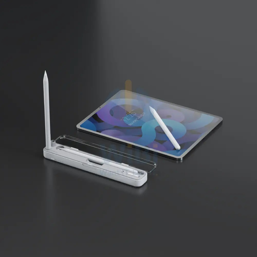 Porodo Wireless Charging & Storage For Pencil 1&2 Case - White Accessories > Mobiles & Tablets > Tablets > Stylus &