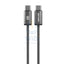 Porodo Woven Braided Cable - 1.2M / Type-C / 60W / Black Accessories > Cables & Converters > Cables