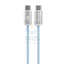 Porodo Woven Braided Cable - 1.2M / Type-C / 60W / Blue Accessories > Cables & Converters > Cables