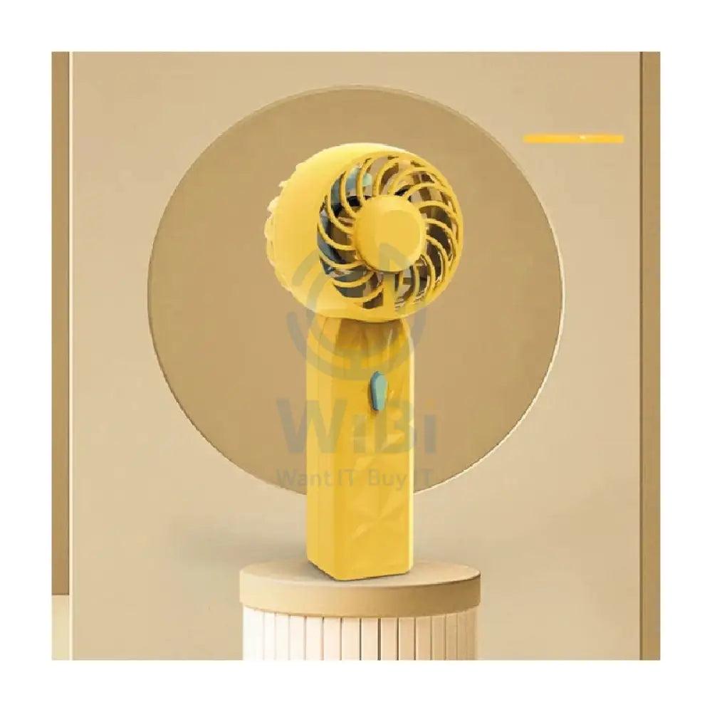 Portable Hand Held Fan - Yellow Accessories > Other Accessories > Offer Zone