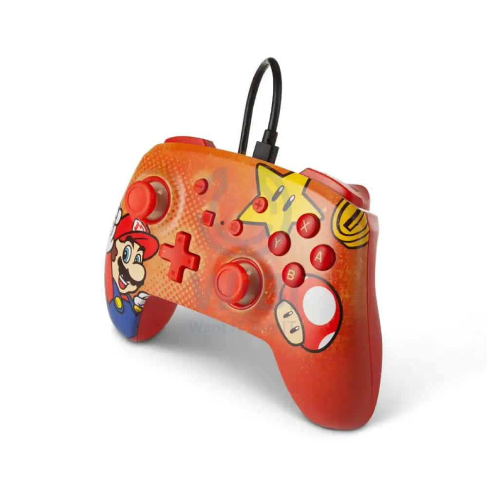 POWER A ENH WIRED CONTROLLER MARIO VINTAGE Accessories > Gaming Controllers > Gaming Zone
