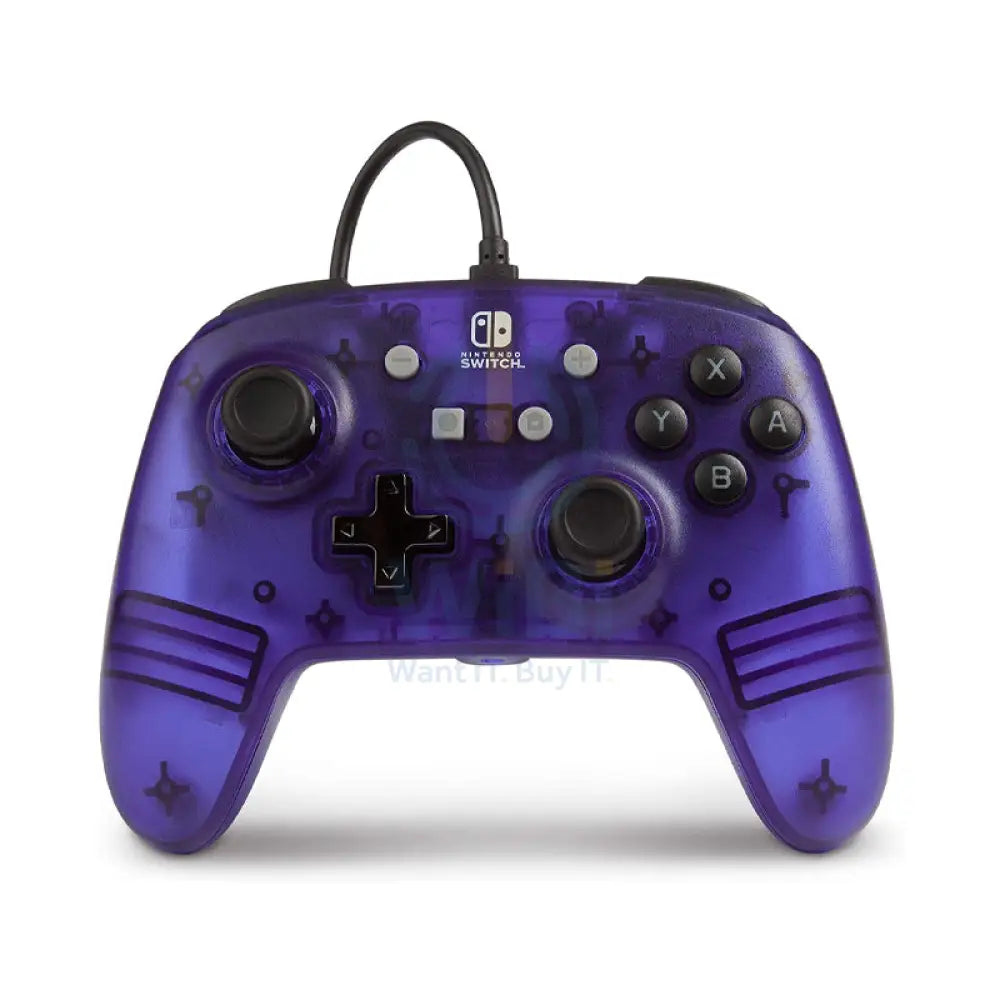 Power A Enhanced Switch Wired Controller - Purple Frost Accessories > Gaming Controllers > Gaming Zone