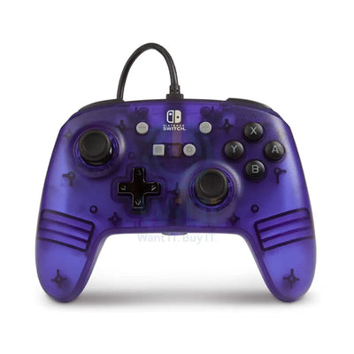 Power A Enhanced Switch Wired Controller - Purple Frost Accessories > Gaming Controllers > Gaming Zone