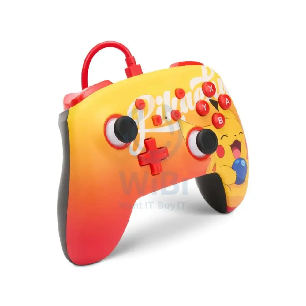 PowerA Pokemon Wired Controller Oran Berry Pikachu Accessories > Gaming Controllers > Gaming Zone