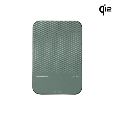 Native Union (Re)Classic Power Bank 5000mAh Qi2 - Slate Green