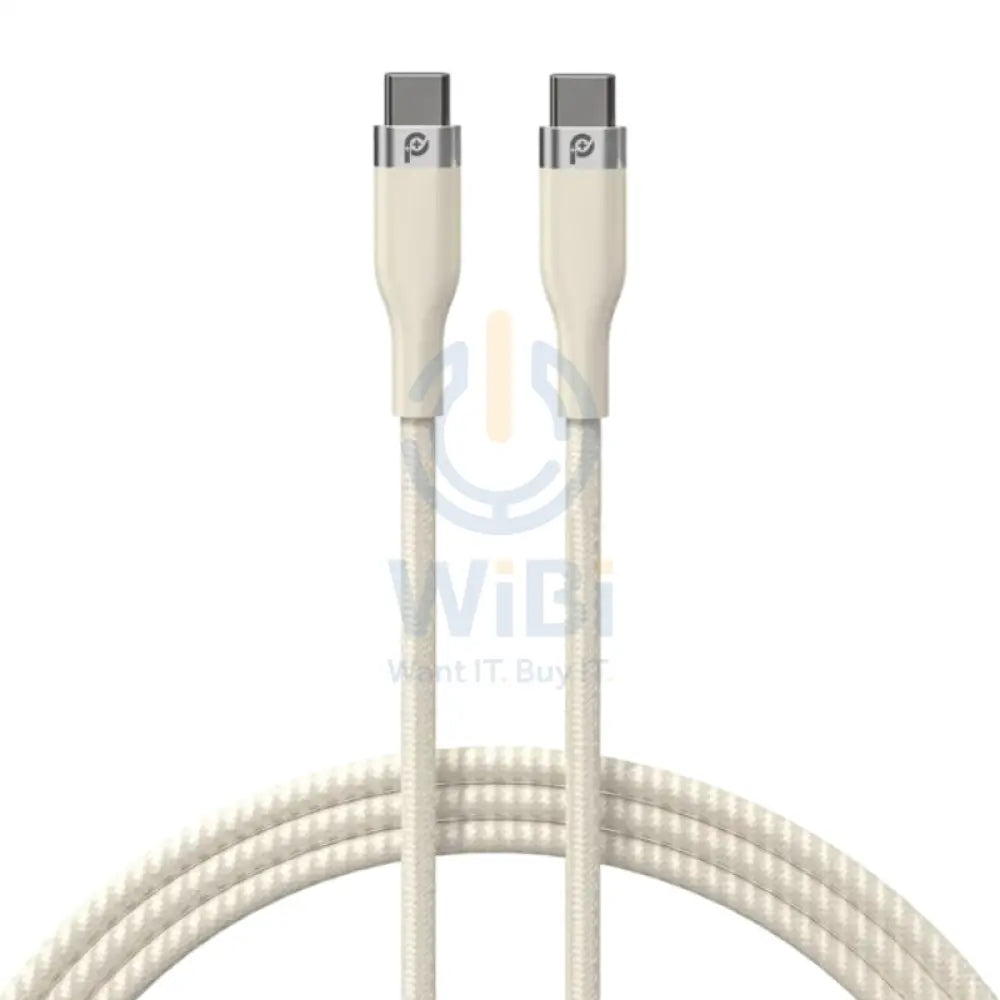 PowerO + Rapid Pro Premium Braided Cable - 60W / 1.2 Meter / Type-C / Beige Accessories > Cables & Converters > Cables
