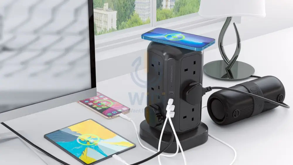 Powerology 12 Socket Multi-Port Tower Hub Extension 3M Accessories > Cables & Converters > Cables