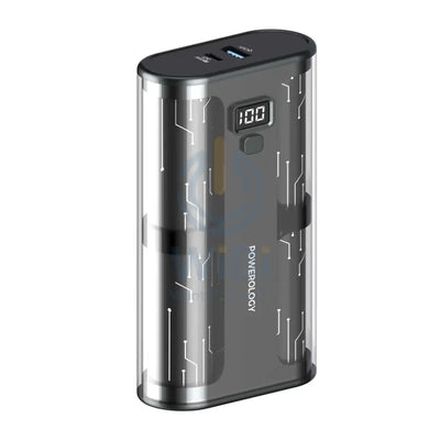 Powerology 20000mAh Crystalline Series Power Bank - Black Accessories > Power Bank