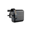 Powerology 3 Output 65W GaN Charger - 65W / USB-C / USB-A / Black