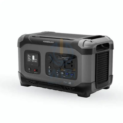 Powerology 392000mAh Power Generator 1300W 60W USB-C Power Delivery/18W USB Quick Charge - Black Accessories > Other