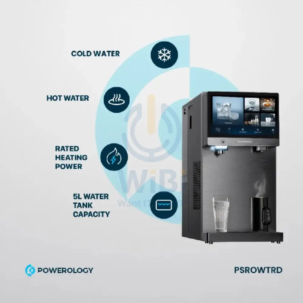 Powerology 4-Stage Reverse Osmosis Water Purifier & Dispenser - 2300W / Black Accessories > Smart Devices