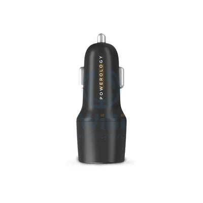 Powerology 47W Ultra-Quick Car Charger Dual Output Accessories > Power Adapters