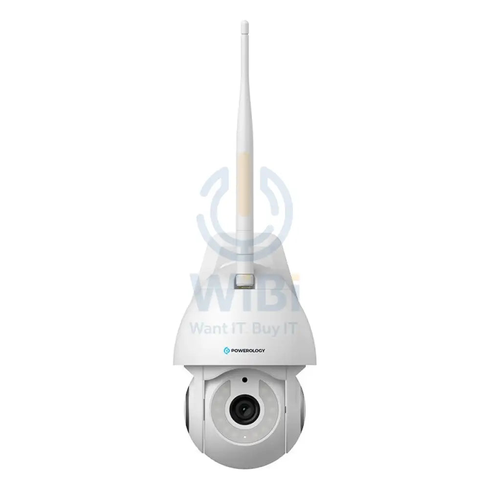 Powerology 4G Vertical & Horizontal Tilt Outdoor Camera - 14.4W / White Cameras > Security Cameras
