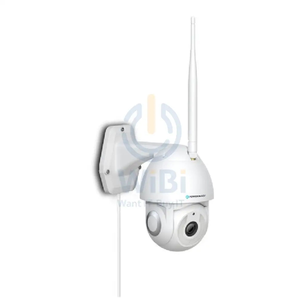 Powerology 4G Vertical & Horizontal Tilt Outdoor Camera - 14.4W / White Cameras > Security Cameras