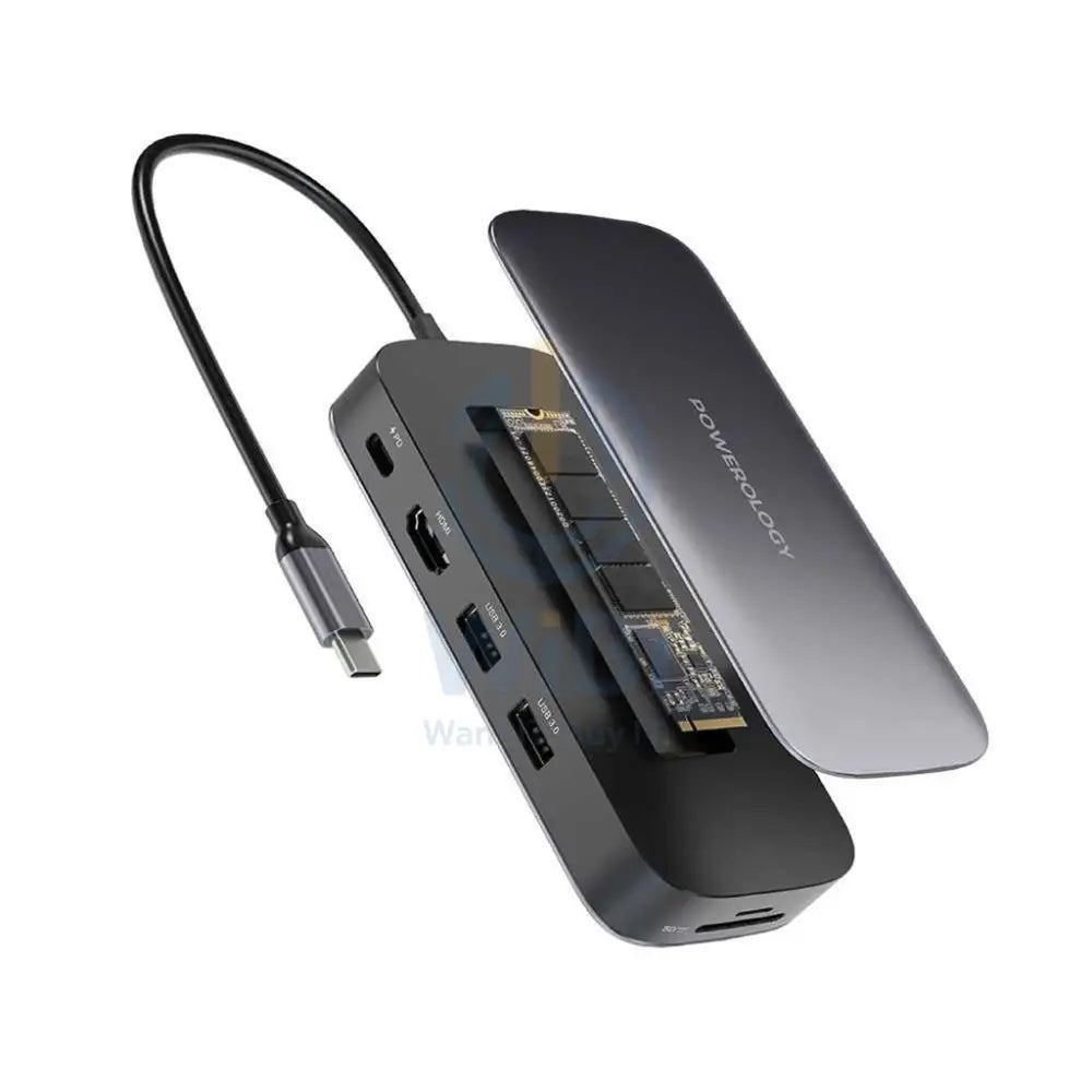 Powerology 512GB USB-C Hub & SSD Drive All-in-one Connectivity & Storage Accessories > Other Laptop Accessories