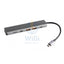 Powerology 6in1 Slim 4K HDMI USB-C Hub - Gray Accessories > Cables & Converters > Cables