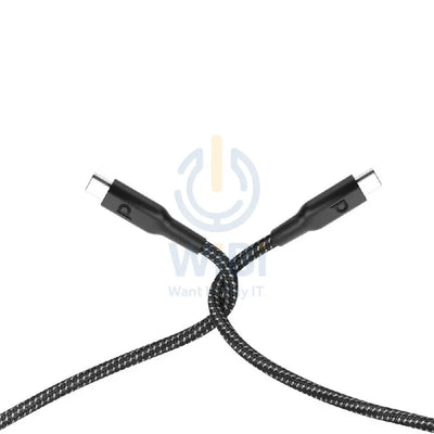 باورولوجي C-C V2.0 كابل - 60 وات / 30 سم / أسود اكسسوارات > كبلات  محولات > كبلات