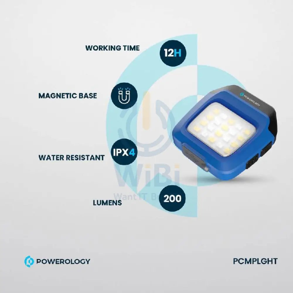 Powerology Clip-on LED Light - Black Accessories > Smart Devices