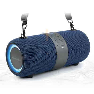 Powerology Cypher Portable Stereo Speaker – Bluetooth / 3-inch / Dark Blue Accessories > Audio > Speakers