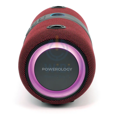 Powerology Cypher Portable Stereo Speaker – Bluetooth / 3-inch / Red Accessories > Audio > Speakers