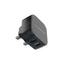 Powerology Dual Port Fast Charger - 30W / USB-C / USB-A / Black