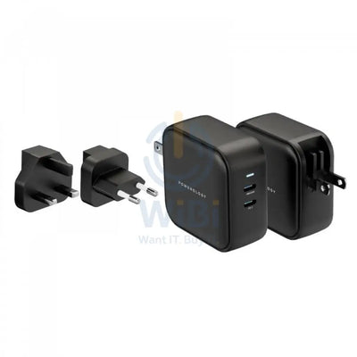 Powerology Dual Port World Travel Kit Charging Adapter - 65W / UK/EU Accessories > Power Adapters