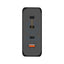 Powerology GaN Smart Charging Terminal - 200W / USB-C / USB-A / Black Accessories > Power Adapters