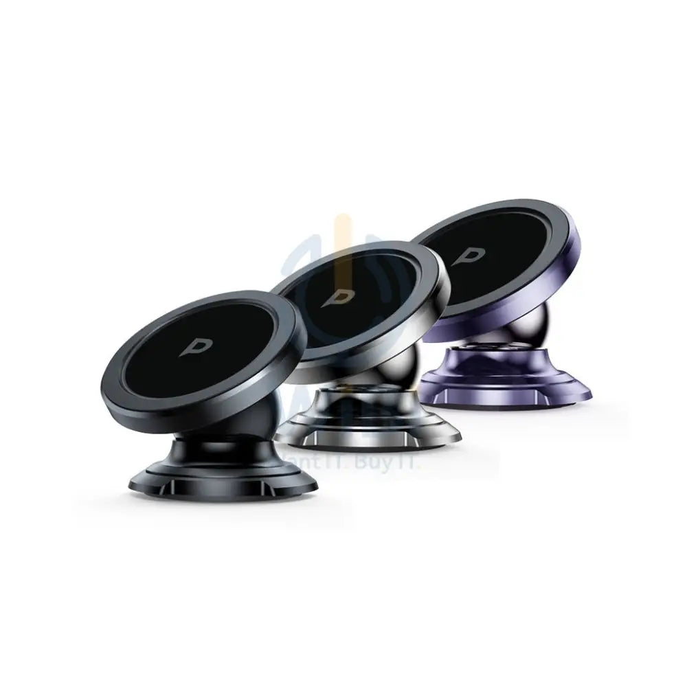 Powerology Heavy-Duty Magnetic Dash Mount - Black Accessories > Mobiles & Tablets > Mobiles > Mobile Holder / Stands