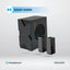 Powerology Home Theater System - 5.1CH / 370W / Bluetooth / Black Accessories > Audio > Speakers